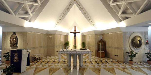Uma visita à Capela Santa Marta, local onde o Papa celebra sua Missa diária Uma visita à Capela Santa Marta, local onde o Papa celebra sua Missa diária