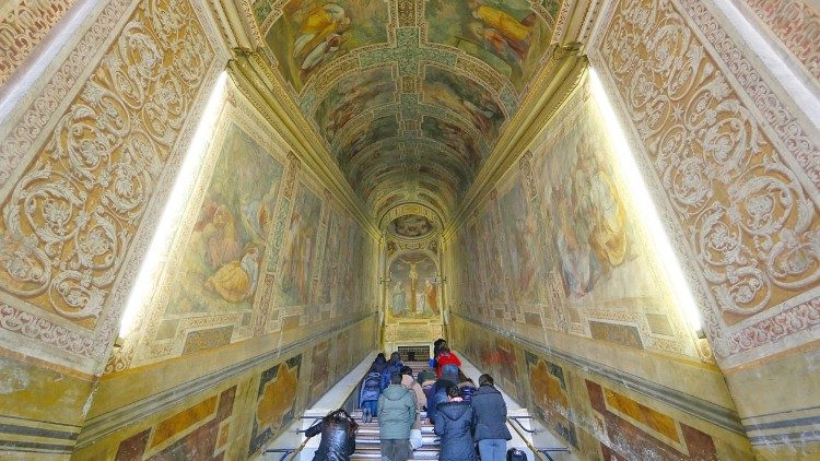 Reabertura da Escada Santa em Roma Reabertura da Escada Santa em Roma